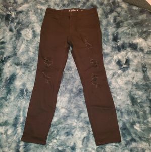 Hollister High Rise Crop Super Skinny Jeans